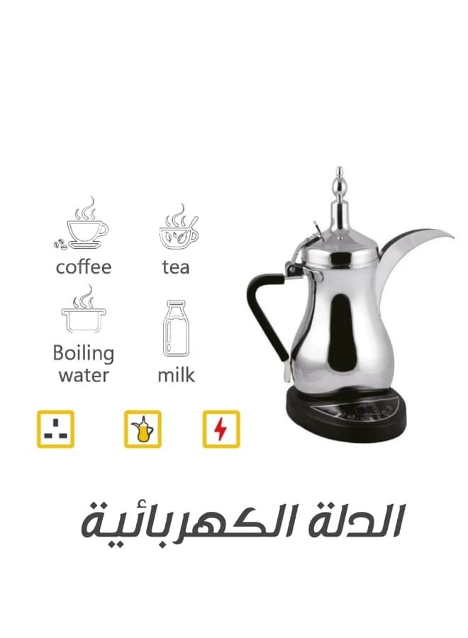 دينكس دلة كهربائية لصنع القهوة العربية بسعة 600 مل وقوة 800 واط - Image 2