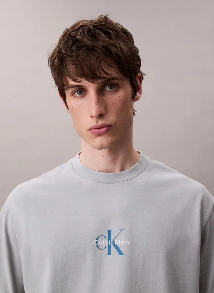 Calvin Klein Jeans  Relaxed Monogram T-shirt for Men | Best Price UAE