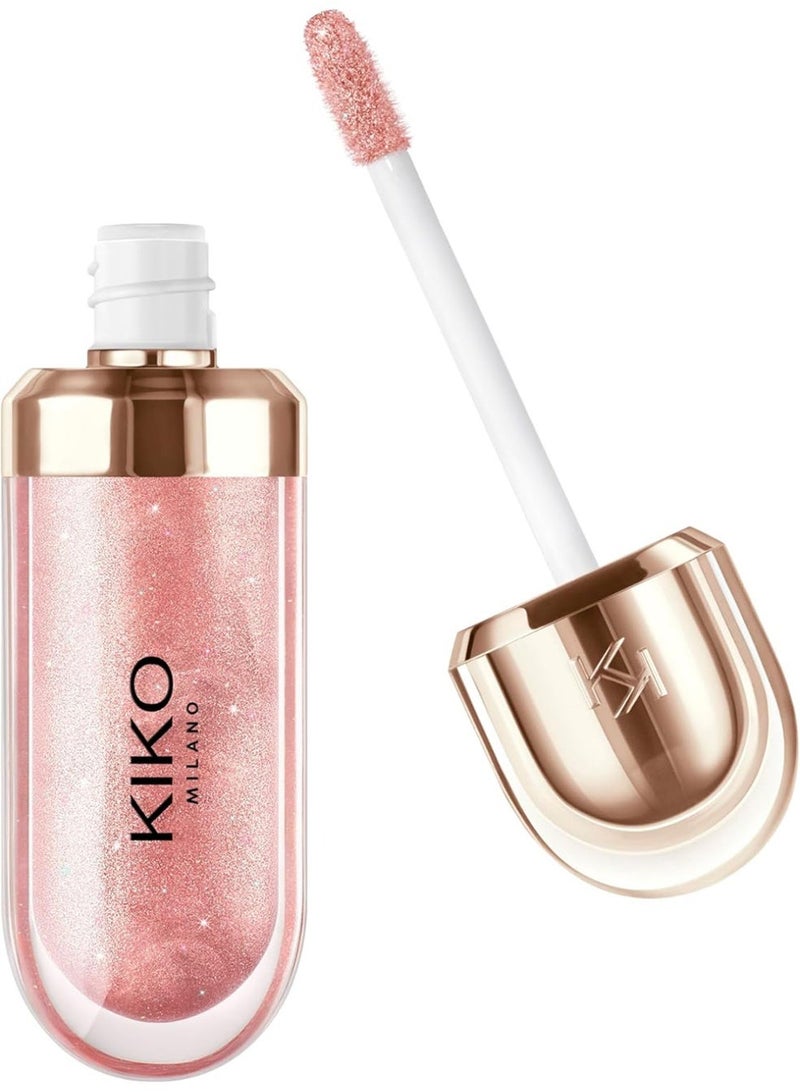 كيكو ميلانو 3D Hydra Lipgloss ملمع شفاه مرطب بلمعة عالية وتأثير امتلاء، درجة 43 Timeless Rose - Image 1
