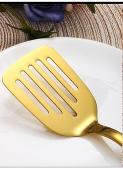 Happy Home Stainless Steel Serving Spoon 25cm - Gold  - Image 4