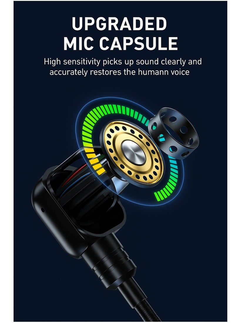 2.4G Wireless Headset Microphone – One-to-Two System with 6.35mm Plug, Dual Transmitters, DSP Noise Reduction, 50M Range, Rechargeable