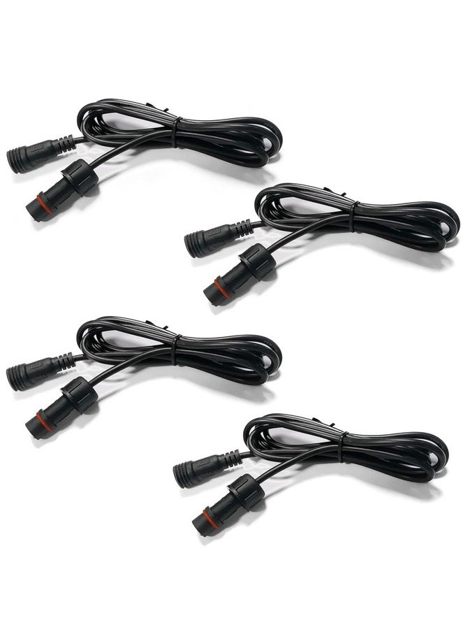 NBWDY - NBWDY 4Pcs 60in 2Pin Extension Cable Wire with Waterproof Male and Female Connectors at Both Ends for Single Color LED Wheel Ring Light Rock Light Boat Drain Plug Light - Image 1