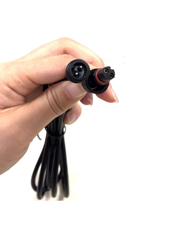 NBWDY - NBWDY 4Pcs 60in 2Pin Extension Cable Wire with Waterproof Male and Female Connectors at Both Ends for Single Color LED Wheel Ring Light Rock Light Boat Drain Plug Light - Image 1