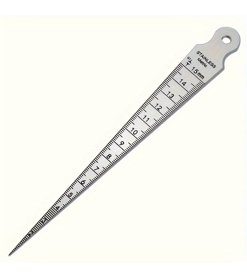 Stainless Steel Thick Section Gap Gauge 1-15mm Taper Hole Diameter Tool - Image 5