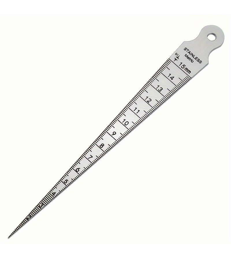 Stainless Steel Thick Section Gap Gauge 1-15mm Taper Hole Diameter Tool - Image 3