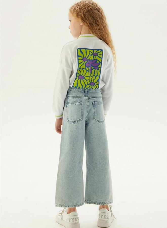 TYESS Tyess Girl White Tracksuit Top - Image 4