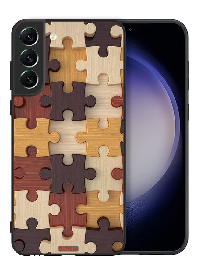 Tolwak Samsung Galaxy S21 Plus 5G Protective Case Cover Wooden Pattern - Image 2
