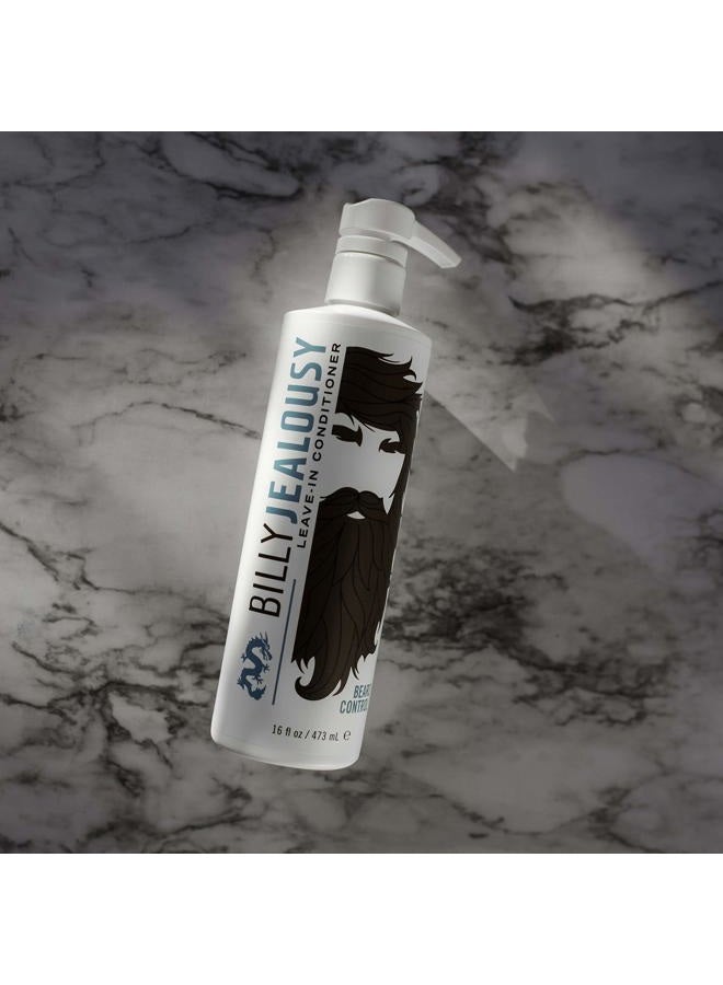 Billy Jealousy Beard Control Leave In Beard Conditioner for Men with Aloe Leaf Juice and Jojoba Seed Oil, Softens Hair and Skin, Light Hold with Matte Finish, 16 Fl Oz  - Image 4