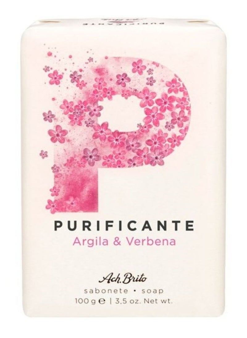 ACH Brito Ach. Brito Purifying Soap Clay and Verbena 100g - Image 1