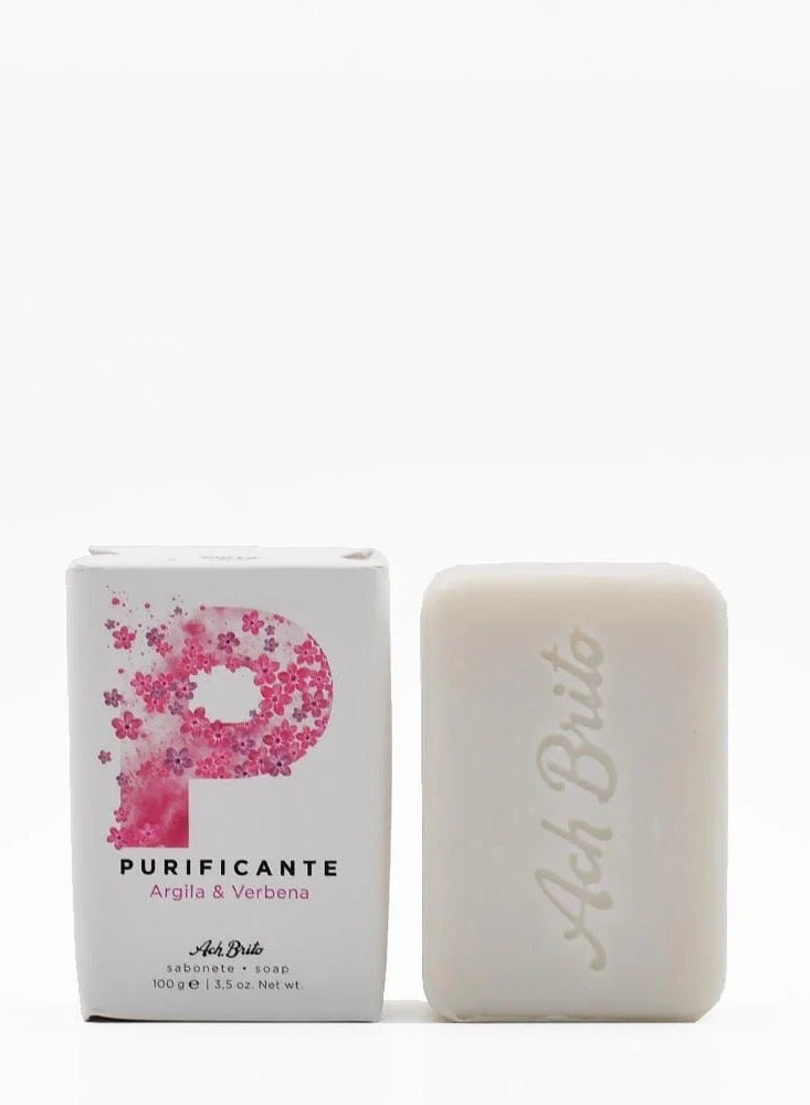 ACH Brito Ach. Brito Purifying Soap Clay and Verbena 100g - Image 3