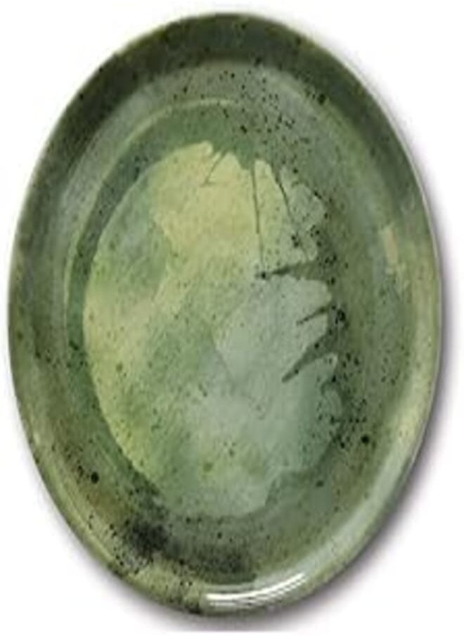 Saturnia Saturnia porcelain pizza plate 33 cm - tree green - napoli 