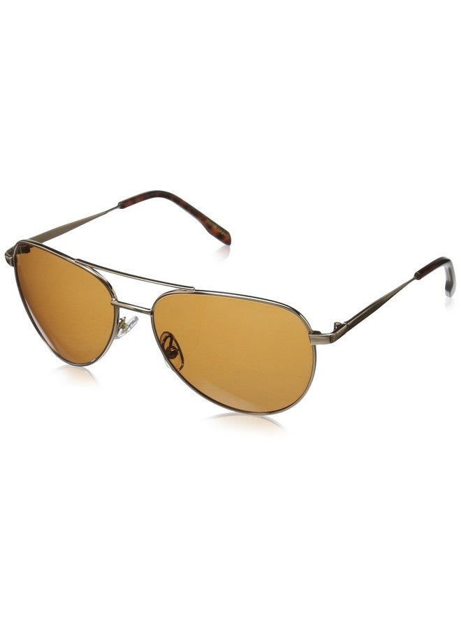 Foster Grant Women'S Prelude Aviator Polarized Sunglasses, Gold/Gold, 174 Mm  - Image 1
