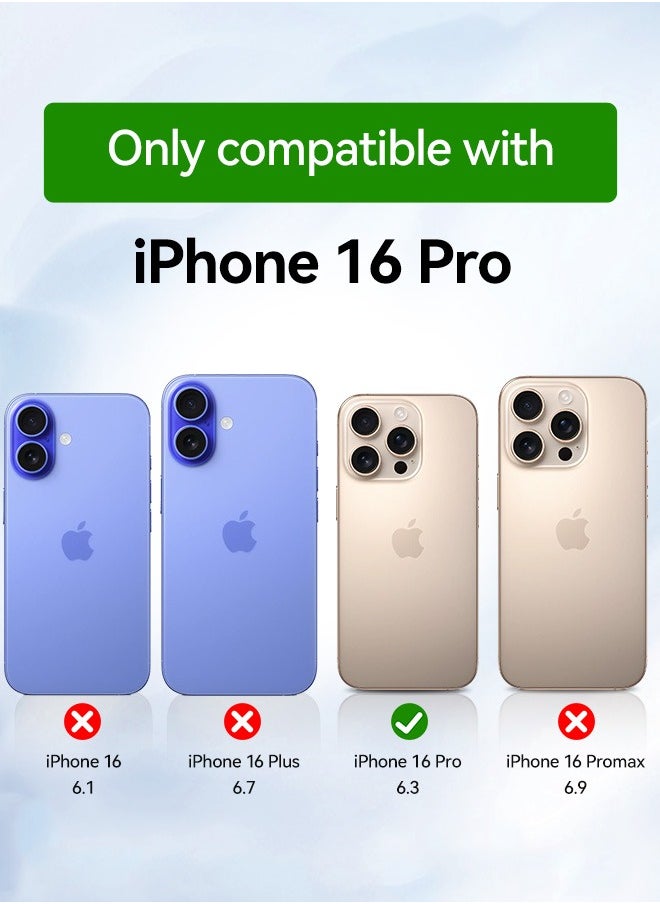 Tersely - [4 Pack] Screen Protector for iPhone 16 Pro (6.3 inch), Tempered Glass with Installation Alignment Frame,Case Friendly,HD Clear - Image 1