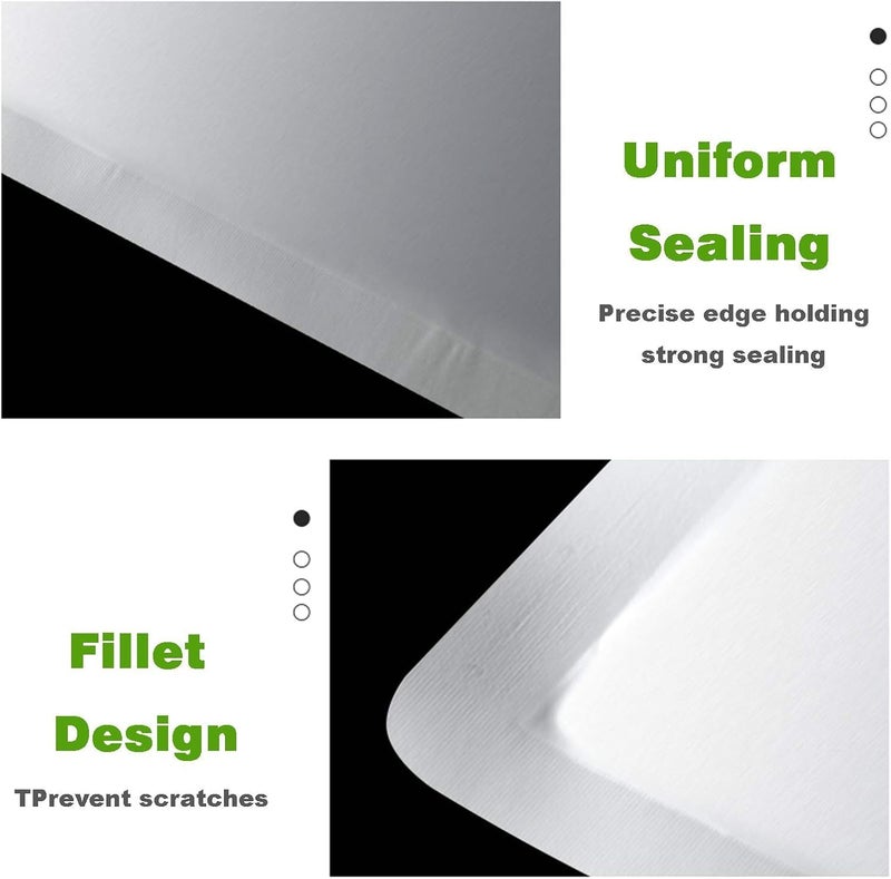 Amit Marketing Silver Foil Pouches I Packaging Metalized Hot/Dry Foods I Parcel Bags I Multipurpose Packet for Tea, Coffee, grocery I 250 (5*7 Size) + 500 (7*10 Size) + 1KG (9*12 Size) Total 300 Pcs - Image 4