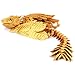Guwewu Feathered Wyvern Dragon 3D Printed Dragon Articulated Dragon Fidget Dragon 3D Printed Toys Desktop Pet Golden Dawn - Image 2