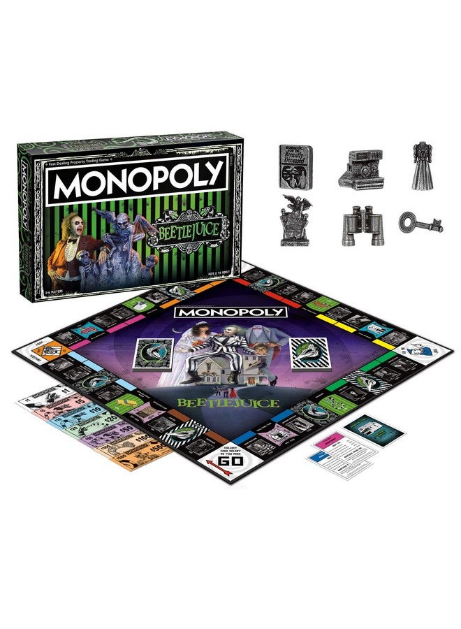 USAopoly لعبة مونوبولي بيتلجوس | مستندة إلى فيلم الخيال من الثمانينات بيتلجوس | منتجات بيتلجوس مرخصة رسميًا | لعبة مونوبولي الكلاسيكية ذات الطابع المميز - Image 2