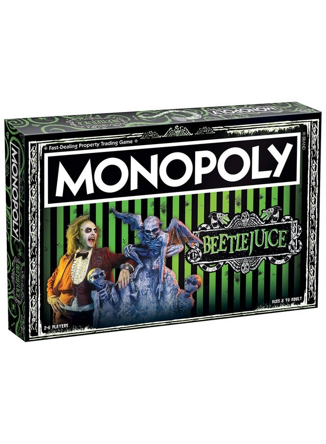 USAopoly لعبة مونوبولي بيتلجوس | مستندة إلى فيلم الخيال من الثمانينات بيتلجوس | منتجات بيتلجوس مرخصة رسميًا | لعبة مونوبولي الكلاسيكية ذات الطابع المميز - Image 1