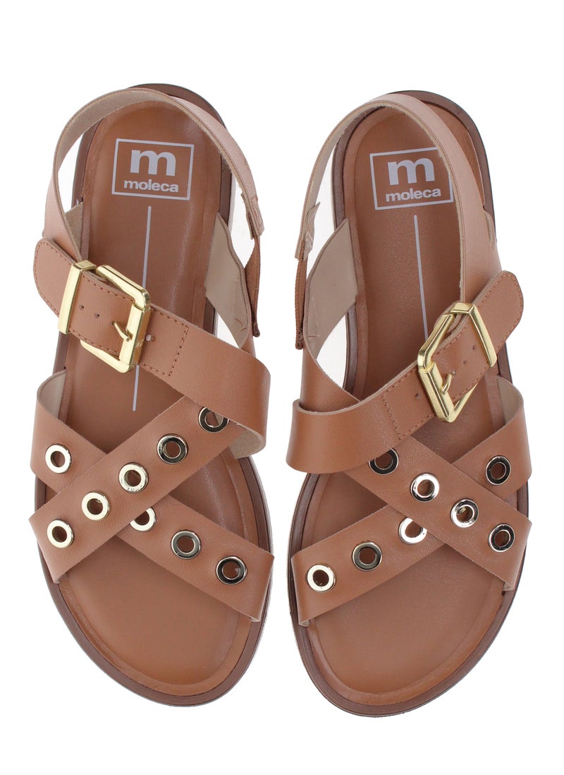 Moleca Women’s Flat Sandals with Back Strap – Secure Fit and Lightweight Daily Wear - Image 5