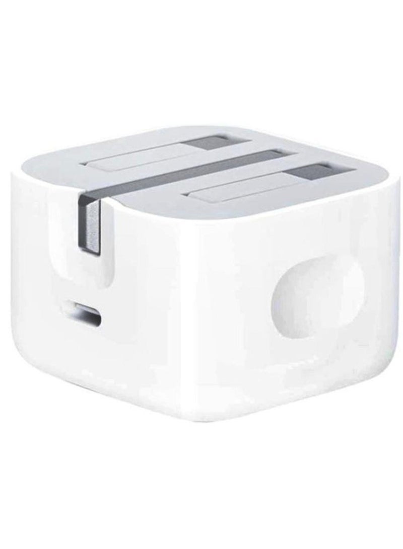 general White PD Wall Plug Compatible with iPhone and iPad - Image 2