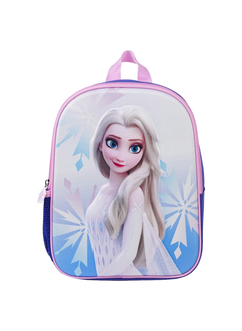 ديزني Disney Frozen Elsa EVA Toddler Backpack 12 Inch | Lightweight Kids School Backpack | Cute Cartoon Character Bag | Preschool & Kindergarten Travel Backpack for Girls | Water Resistant  | Girls School Bag