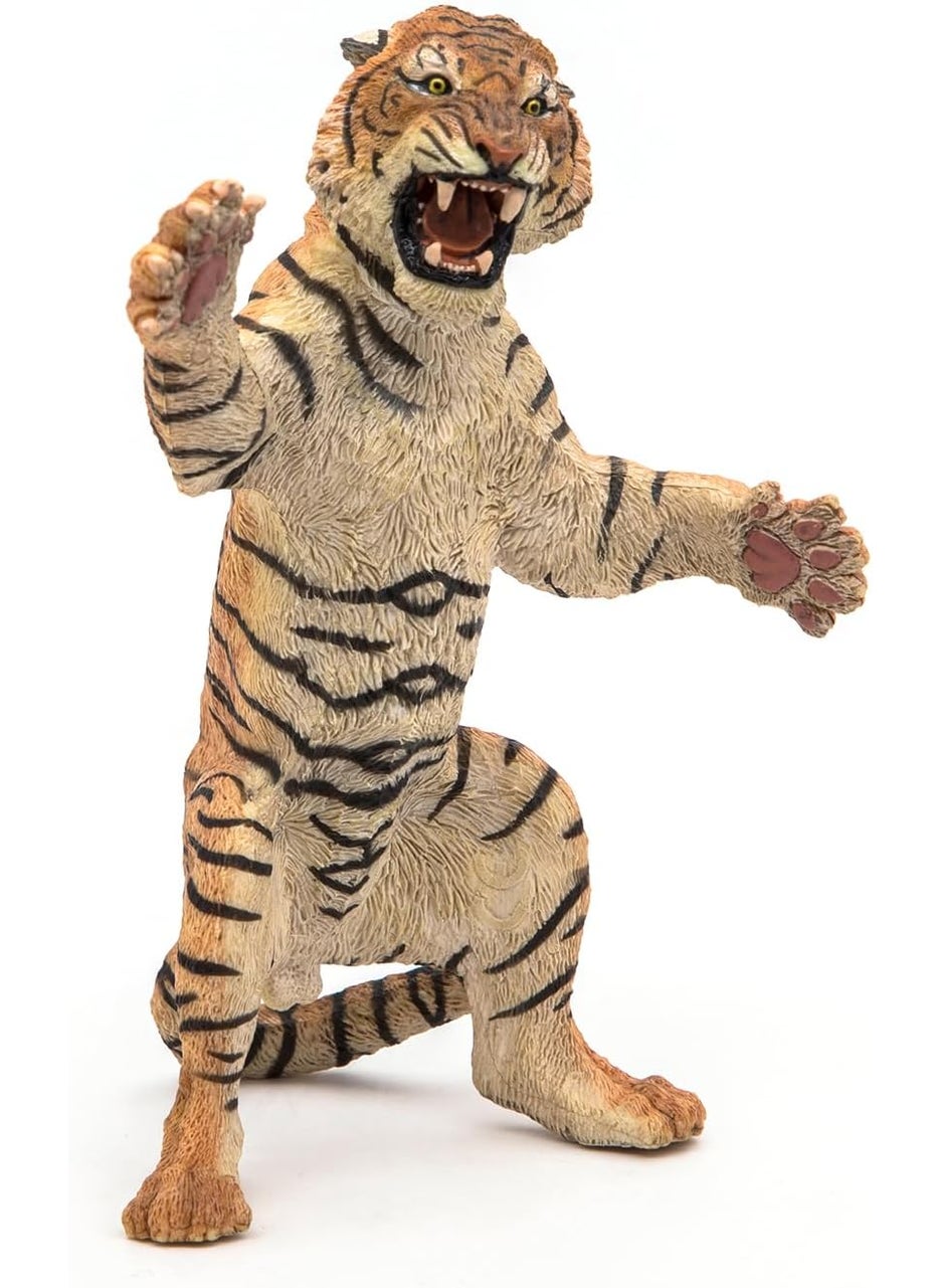 Papo Papo  Standing Tiger Figurine  3 Years Old  Wildlife Collection  Hand Painted  Educational Feline Toy  1200 cm Educational Feline Toy  Gift idea for Children  Tiger Model  Big cat Toy  - Image 5