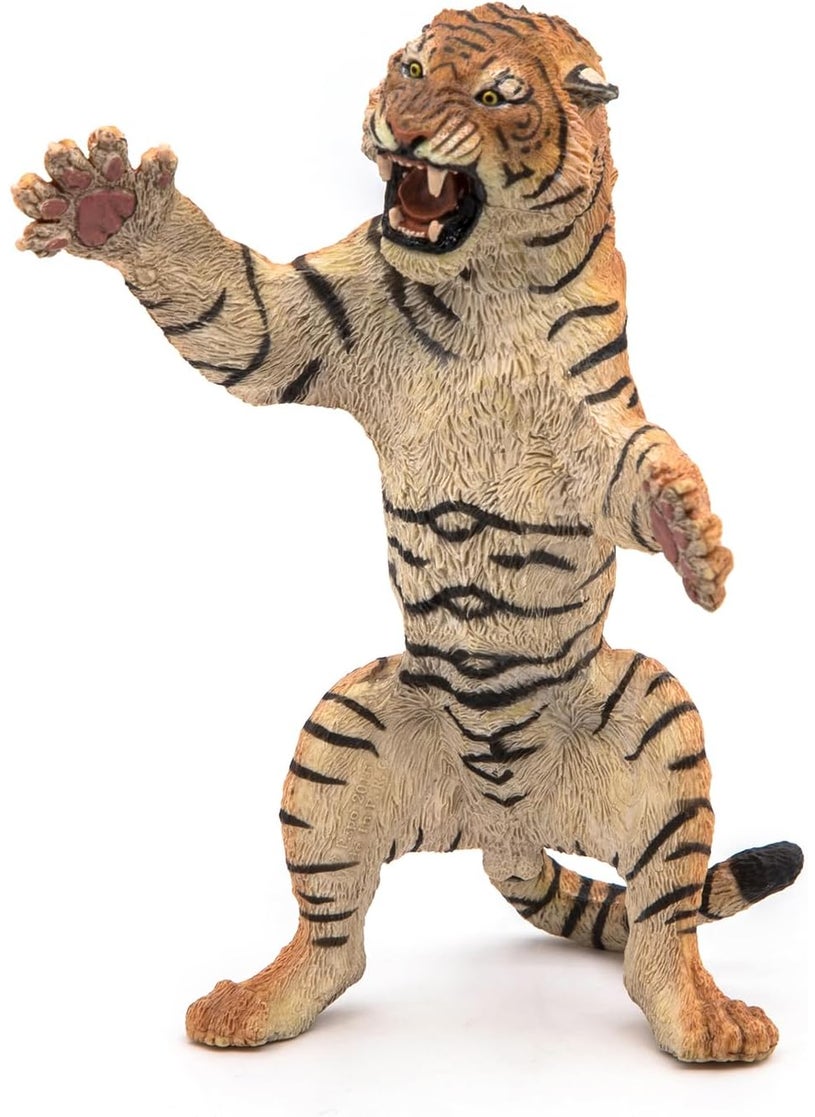 Papo Papo  Standing Tiger Figurine  3 Years Old  Wildlife Collection  Hand Painted  Educational Feline Toy  1200 cm Educational Feline Toy  Gift idea for Children  Tiger Model  Big cat Toy  - Image 4