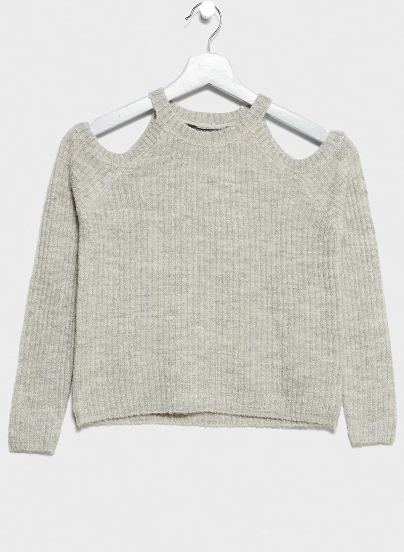 NEW LOOK Teen Cold Shoulder Jumper