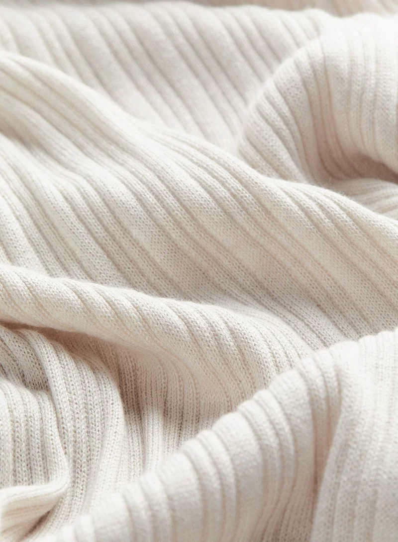 H&M Ribbed Knitted Top