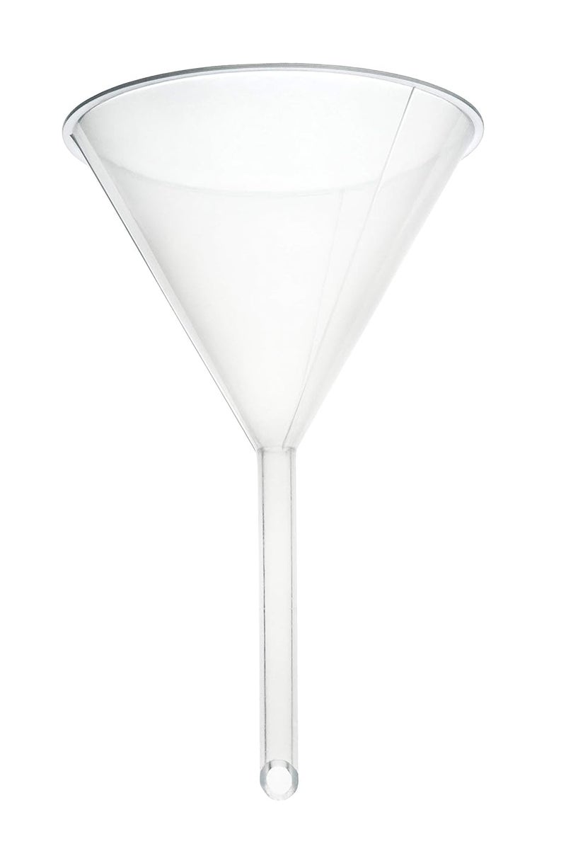 EISCO Filter Funnel, 3.6" - Polyethylene Plastic - Resistant to Acids & Alkalis - Great for Laboratory, Classroom or Home Use - Image 1