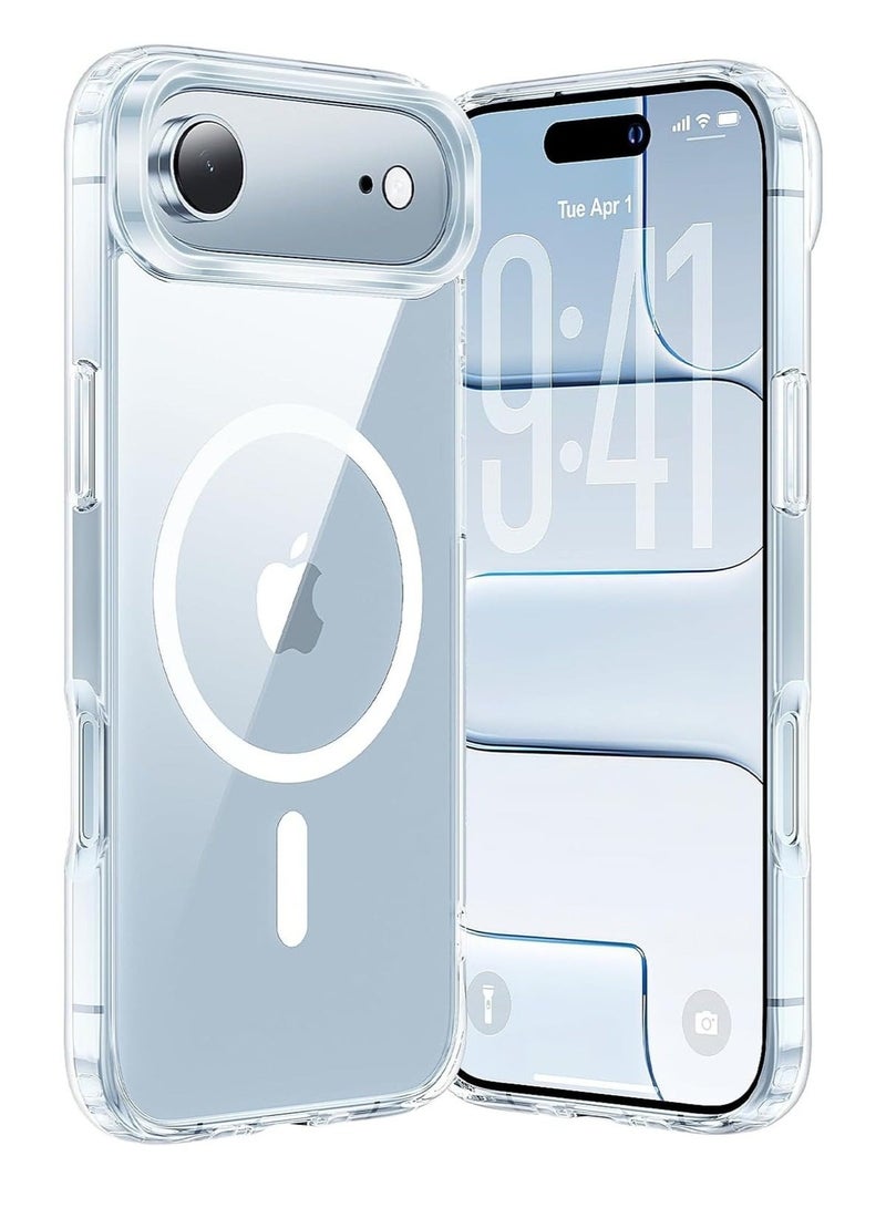 iPhone 17 Air Case Clear Magnetic Cover for iPhone 17 Air Anti Scratch Shockproof Protective Phone Case for iPhone 17 Air 6.5 inch - Image 1