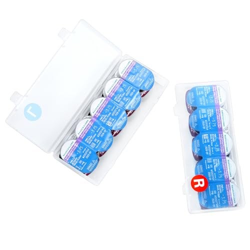 MUQING 2 Pack Colored Contact Lens Organizer Case, Each Hold 15 PCS, Total 30 PCS, Portable Storage Box for Disposable Daily Lenses, All Brand Cosmetic Lens - Image 2