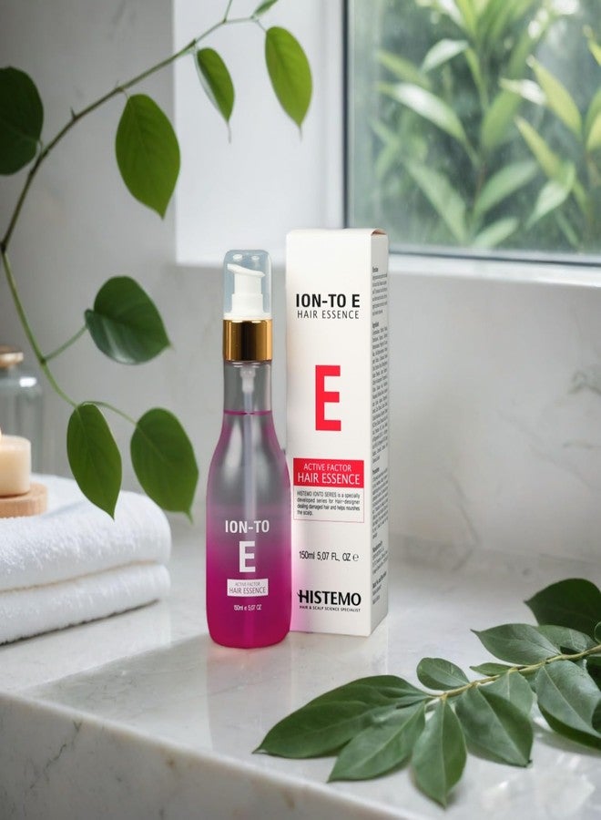 Histemo ION-TO E Restoring Hair Essence - Anti-Frizz Hydration for Damaged or Color-Treated Hair, Cuticle & UV Protection Serum, Prevent & Stop Hair Loss with Active Growth Factors (5.07 oz) - Image 3