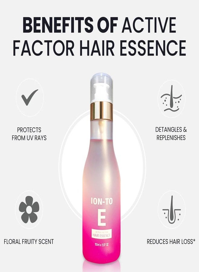 Histemo ION-TO E Restoring Hair Essence - Anti-Frizz Hydration for Damaged or Color-Treated Hair, Cuticle & UV Protection Serum, Prevent & Stop Hair Loss with Active Growth Factors (5.07 oz) - Image 4