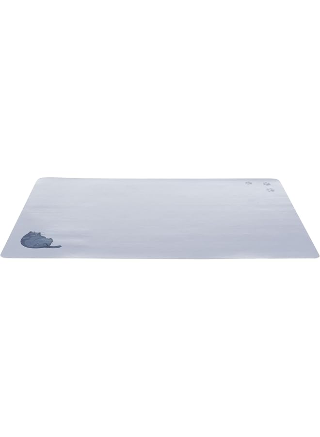 Trixie Place Mat Fat Cat/Paws 44 × 28 Cm Grey - Image 2
