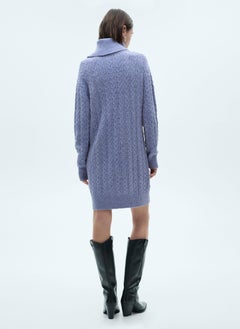 MANGO Turtle Neck Knit Dress  - Image 2