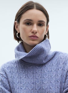 MANGO Turtle Neck Knit Dress  - Image 3