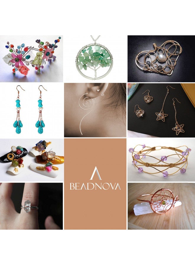 BEADNOVA 22 Gauge Wire for Jewelry Making Tarnish Resistant Copper Wire for Crafts (Silver Plated) - Image 4