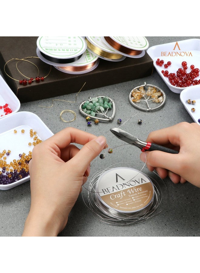 BEADNOVA 22 Gauge Wire for Jewelry Making Tarnish Resistant Copper Wire for Crafts (Silver Plated) - Image 3