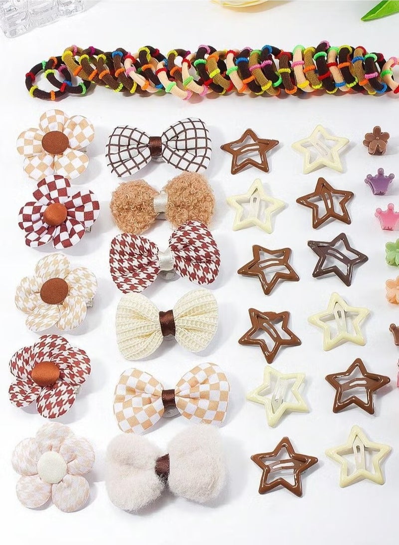 935pcs Hair Clips Set, Simple Creative Girls Hair Accessories, Elastic Hair Bands Headbands Set - Image 5