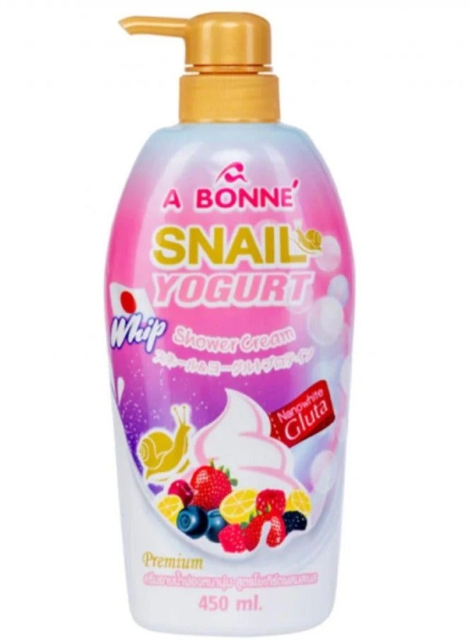 Snail Yogurt Whip Shower Cream 450 ml