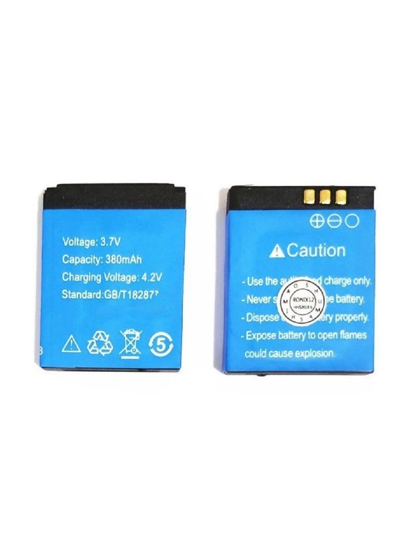 Generic - Smart Watch Rechargeable Lithium Battery For LQ-S1/DZ09/RYX-NX9/A/Y1/V8/X6/Q18/GT8/GV18/Z50/Q7S - Image 1