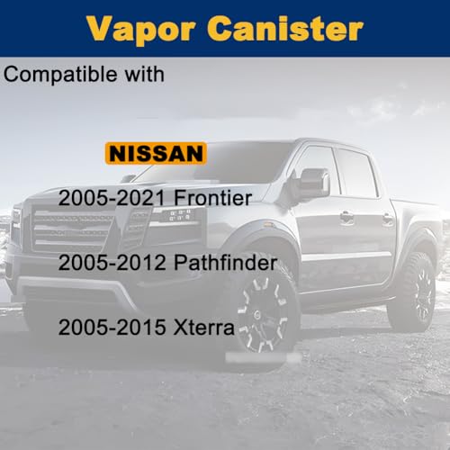 Hugall 911-321 Vapor Canister Compatible with Frontier Pathfinder Xterra 2005 2006 2007 2008 2009 2010 2011 2012 2013 2014 2015 2016 2017 2018 2019 2020 2021 05 06 07 08 09 10 11 12 13 14 15 16 17 18 - Image 2