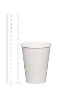Comfy Package Comfy Package [12 oz. - 100 Count Disposable White Paper Cups, Hot Coffee Cups - Eco-Friendly Hot Cups  - Image 2