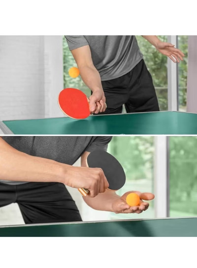 REGAIL 60-Pack ABS Table Tennis Balls | 40mm Tournament-Level Bounce | Durable for Indoor/Outdoor Use | For Kids & Adults | Yellow Portable Case - Image 5