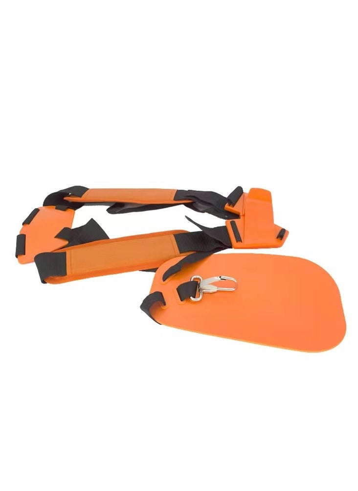 SYOSI - Comfort Padded Belt Double Shoulder Strap, Adjustable Trimmer Shoulder Strap for Trimmers Brushcutters Strimmer Harness, Garden Brush Cutter Lawn Mower Nylon Belt fit for Brush Cutter Trimmer Kit - Image 1
