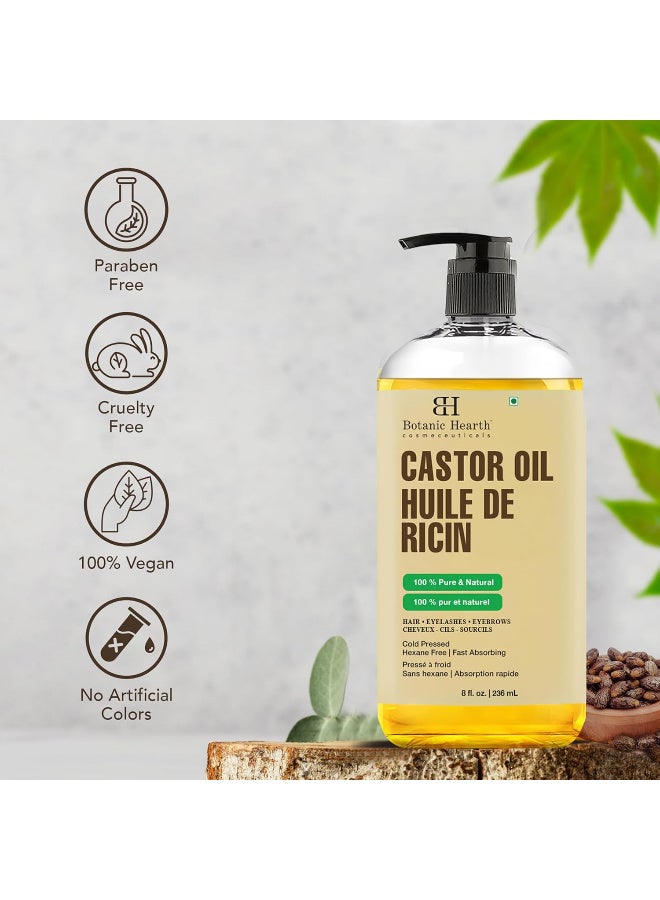 بوتانيك هيرث زيت خروع عضوي من بوتينيك هيرث | 236 مل - Image 2