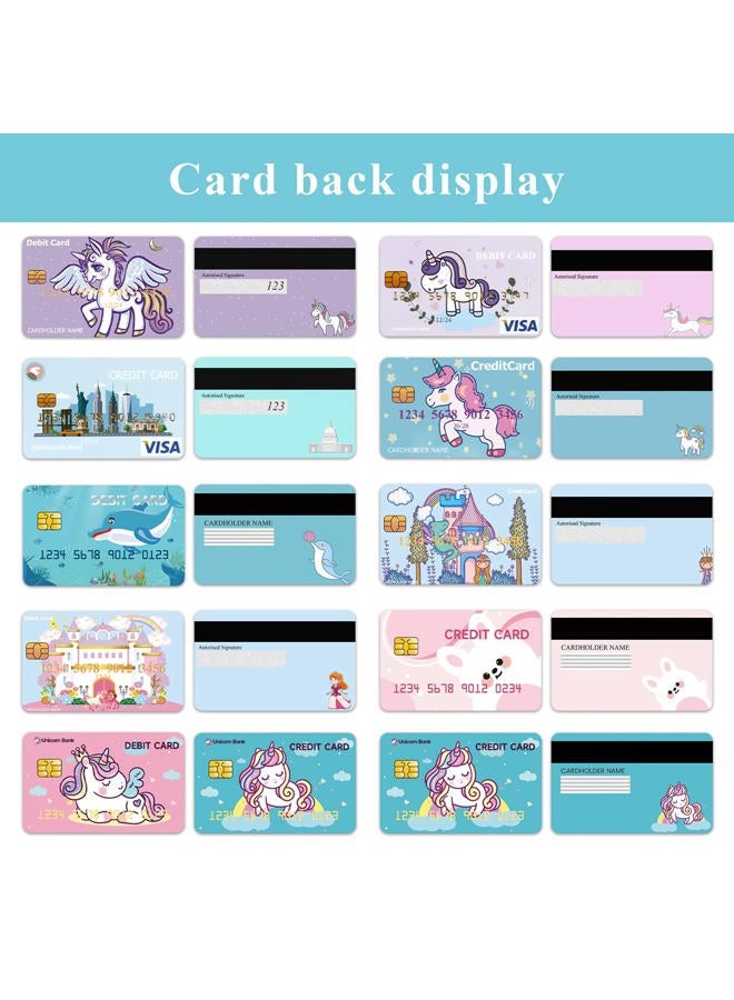 YTYOTO Fake Credit Cards for Kids, Play Credit Cards Pretend Debit Credit Cards for Girls and Boys, Fake Toy Cards 10pcs - Image 3