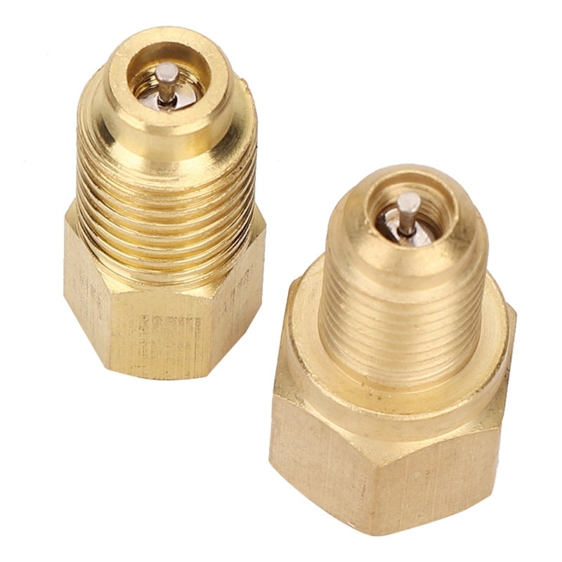 R134A Air Conditioner Adapter 1/4SAE 1/2ACME Connector - High Quality Brass Construction - Durable Conversion for US EU Refrigeration Tools - Image 5