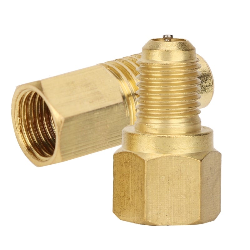 R134A Air Conditioner Adapter 1/4SAE 1/2ACME Connector - High Quality Brass Construction - Durable Conversion for US EU Refrigeration Tools - Image 4