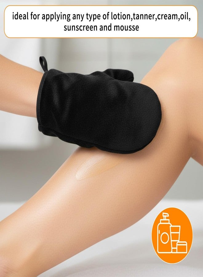 Apausvcm 4 Packs Self Tanning Mitts, Double Sided Reusable Sunless Tanning Mittens - Image 4